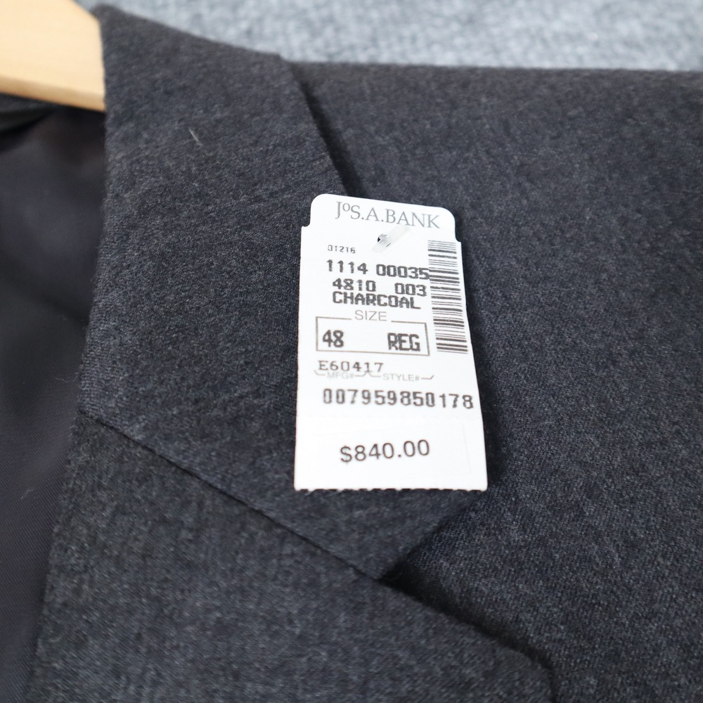 Jos A Bank Executive Collection Suit Jacket Blazer Mens 48 Regular Wool Cashmere - Picture 5 of 13